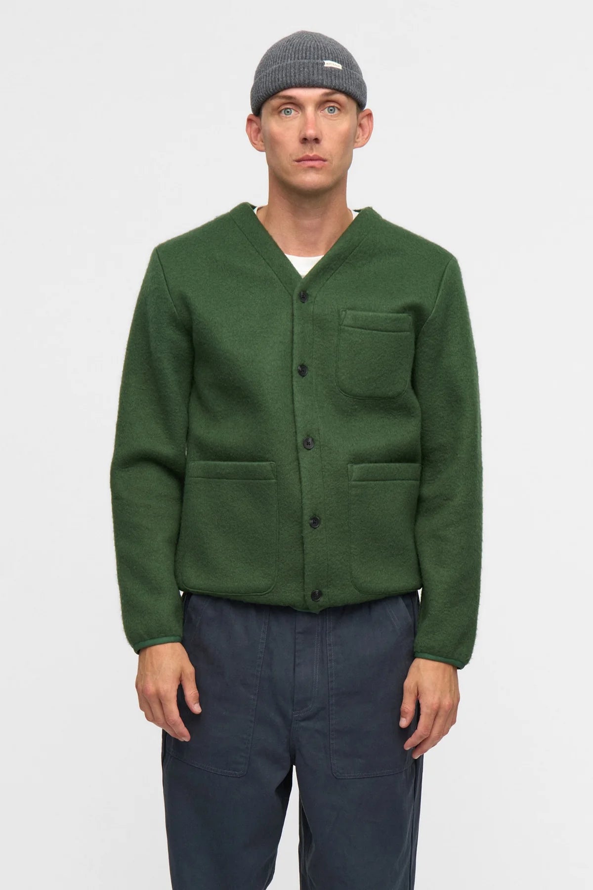 OVERSHIRT IN LANA VERDE