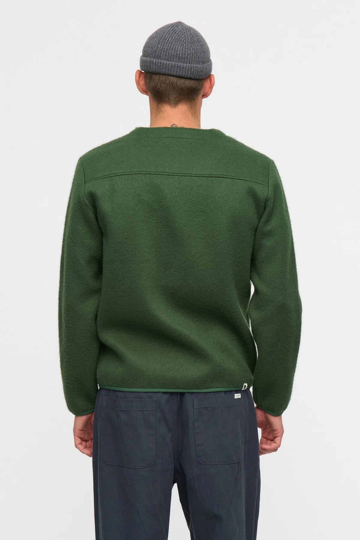 OVERSHIRT IN LANA VERDE