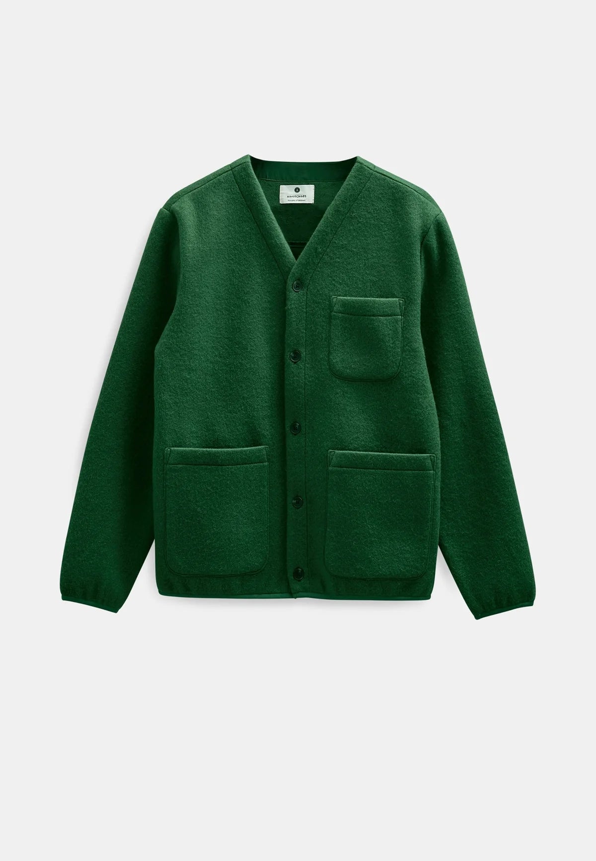 OVERSHIRT IN LANA VERDE