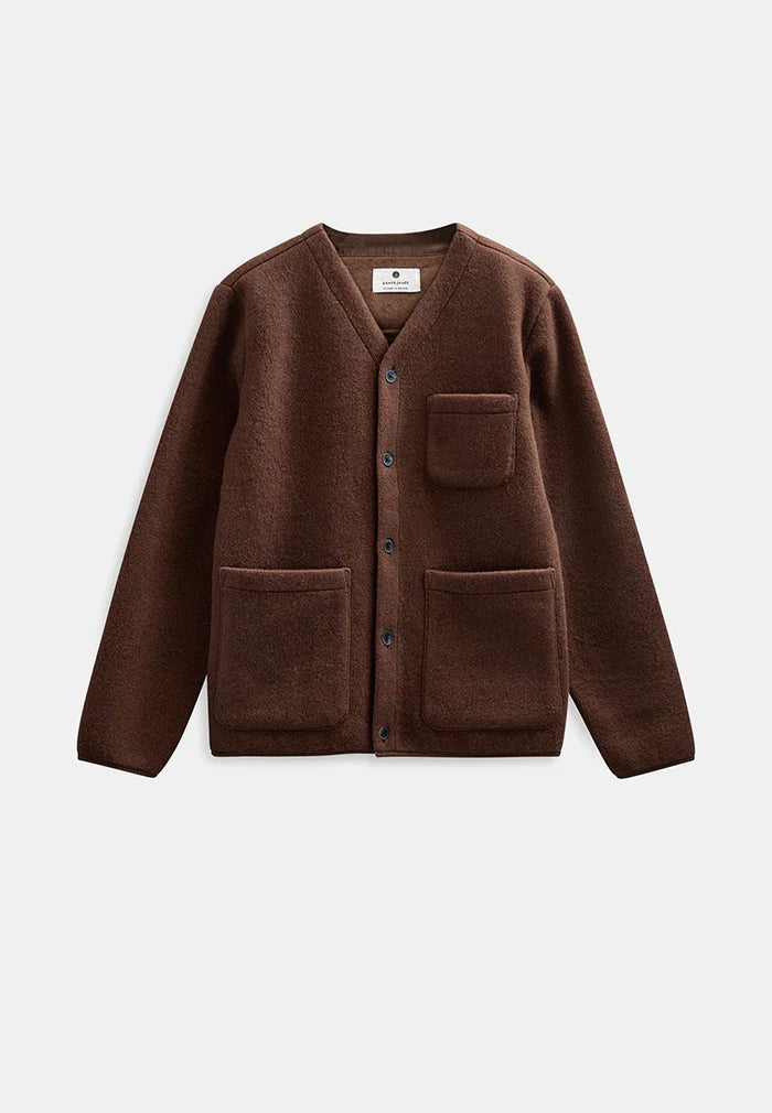 GIACCA IN LANA COTTA CIOCCOLATO