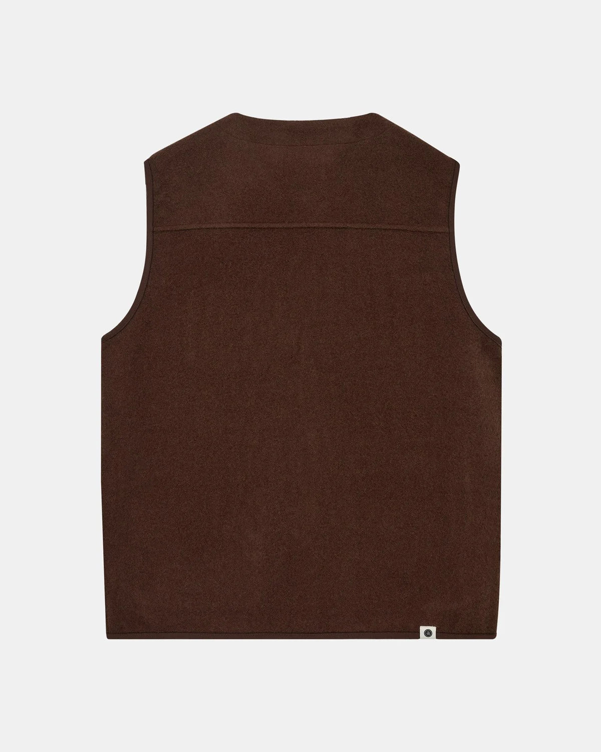 GILET LANA COTTA CIOCCOLATO