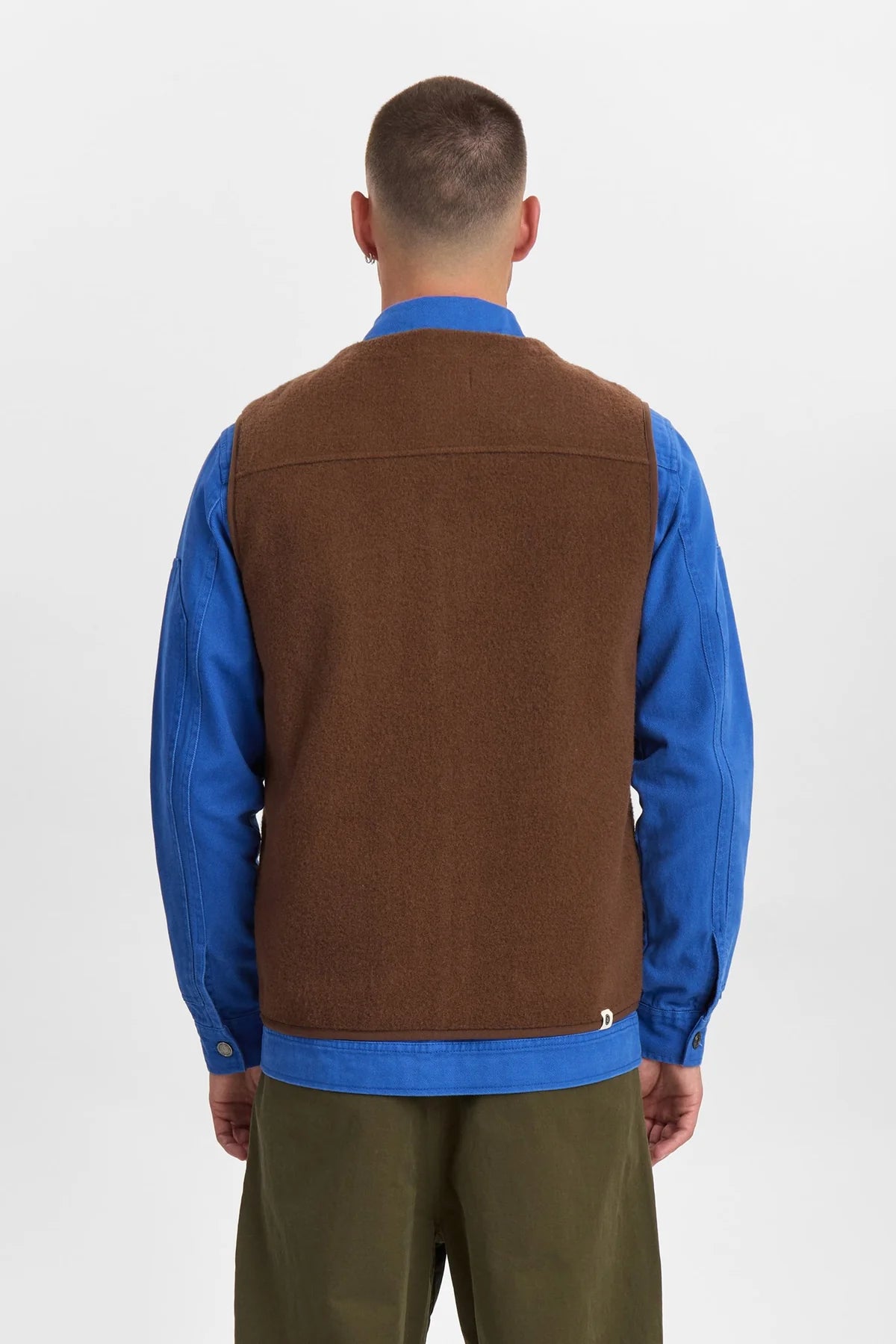 GILET LANA COTTA CIOCCOLATO