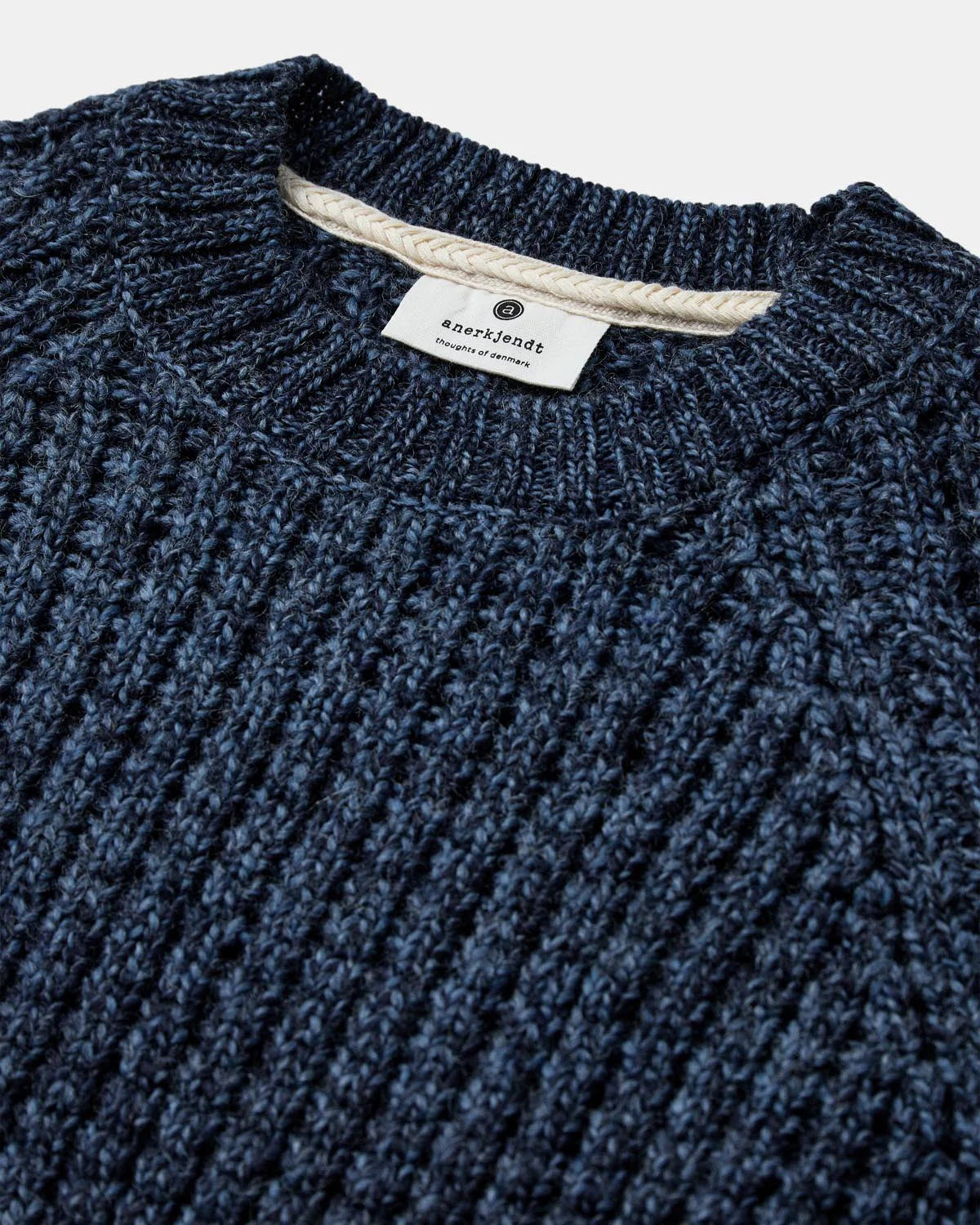 MAGLIONE LANA STRUTTURATO NAVY