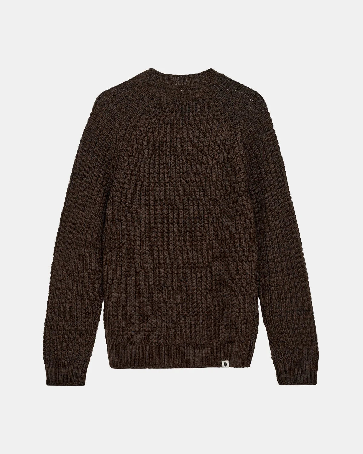 MAGLIONE LANA STRUTTURATO MARRONE