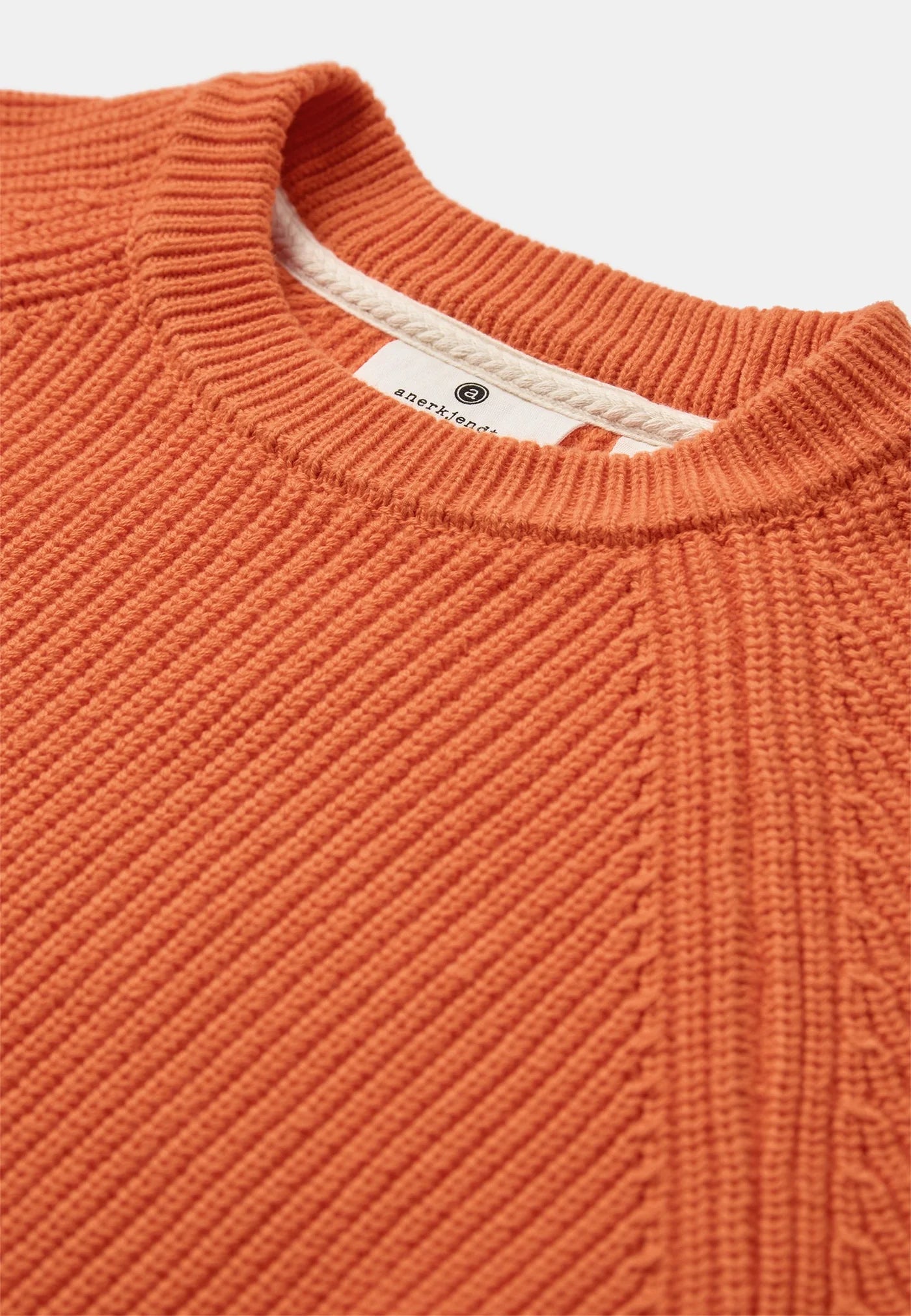 MAGLIONE GIROCOLLO ARANCIONE