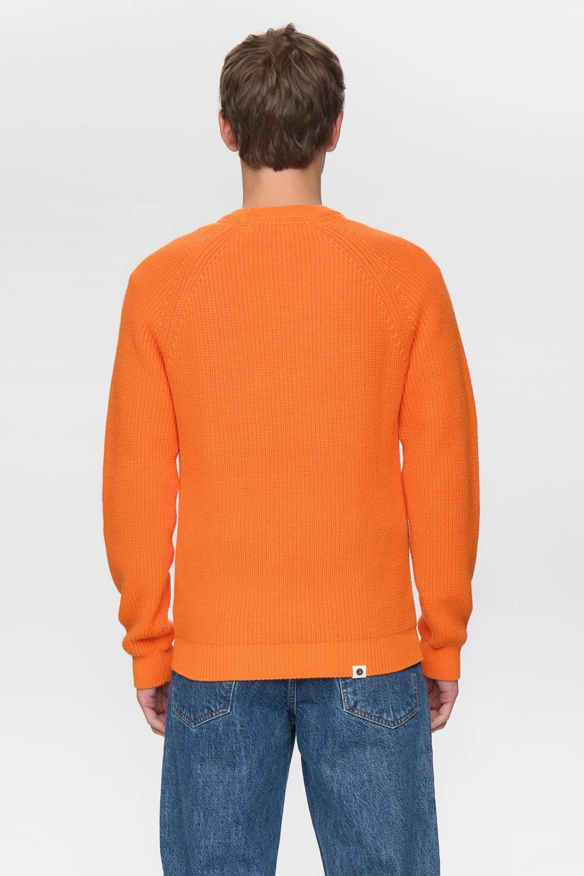 MAGLIONE GIROCOLLO ARANCIONE
