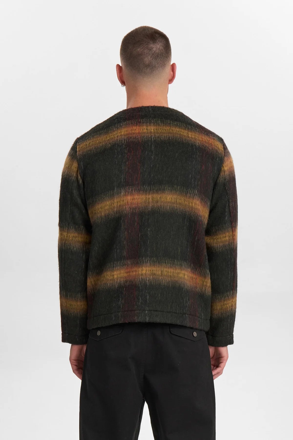 OERSHIRT IN LANA COTTA QUADRO REVERSE