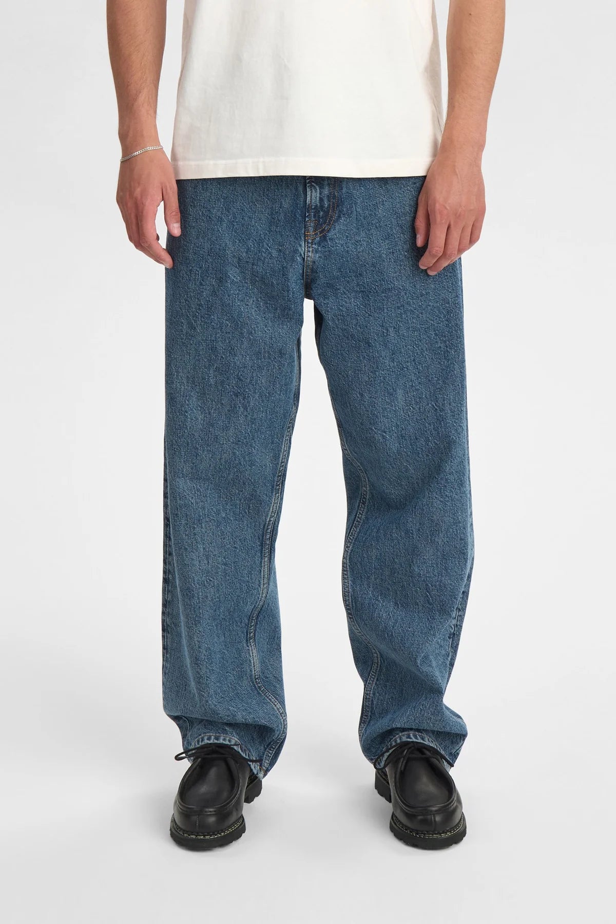 DENIM RELAX FIT STONE WASH MEDIUM