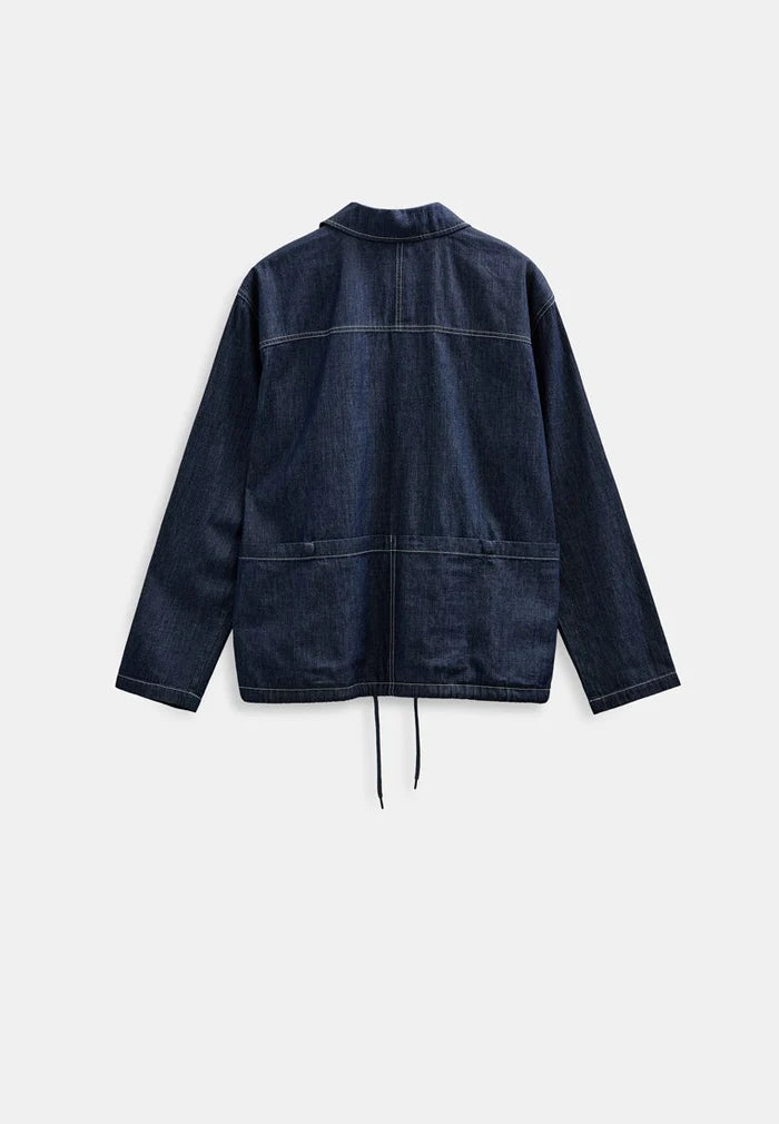 OVERSHIRT IN DENIM BLU