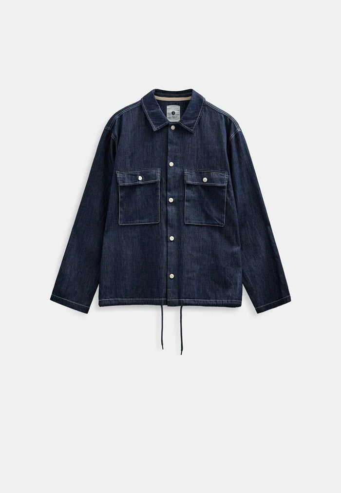 OVERSHIRT IN DENIM BLU