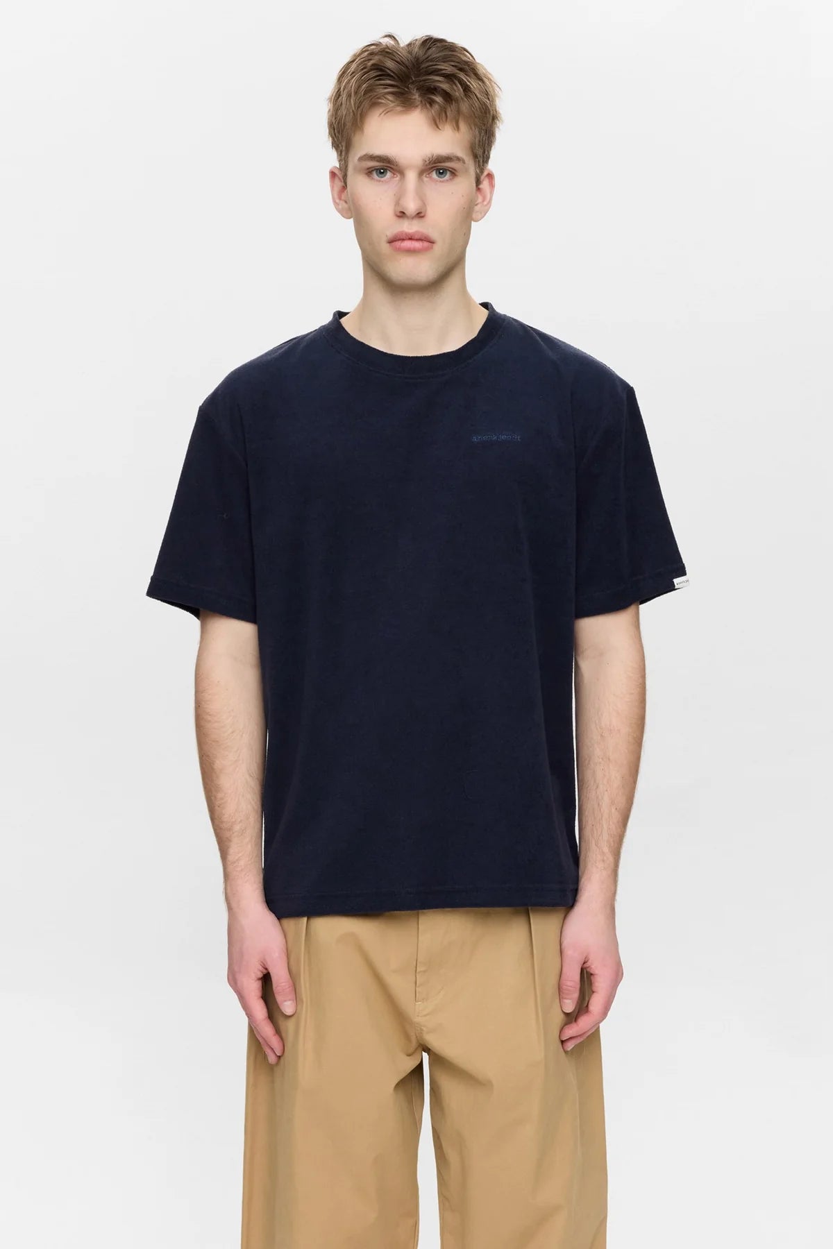 T-SHIRT IN COTONE BLU