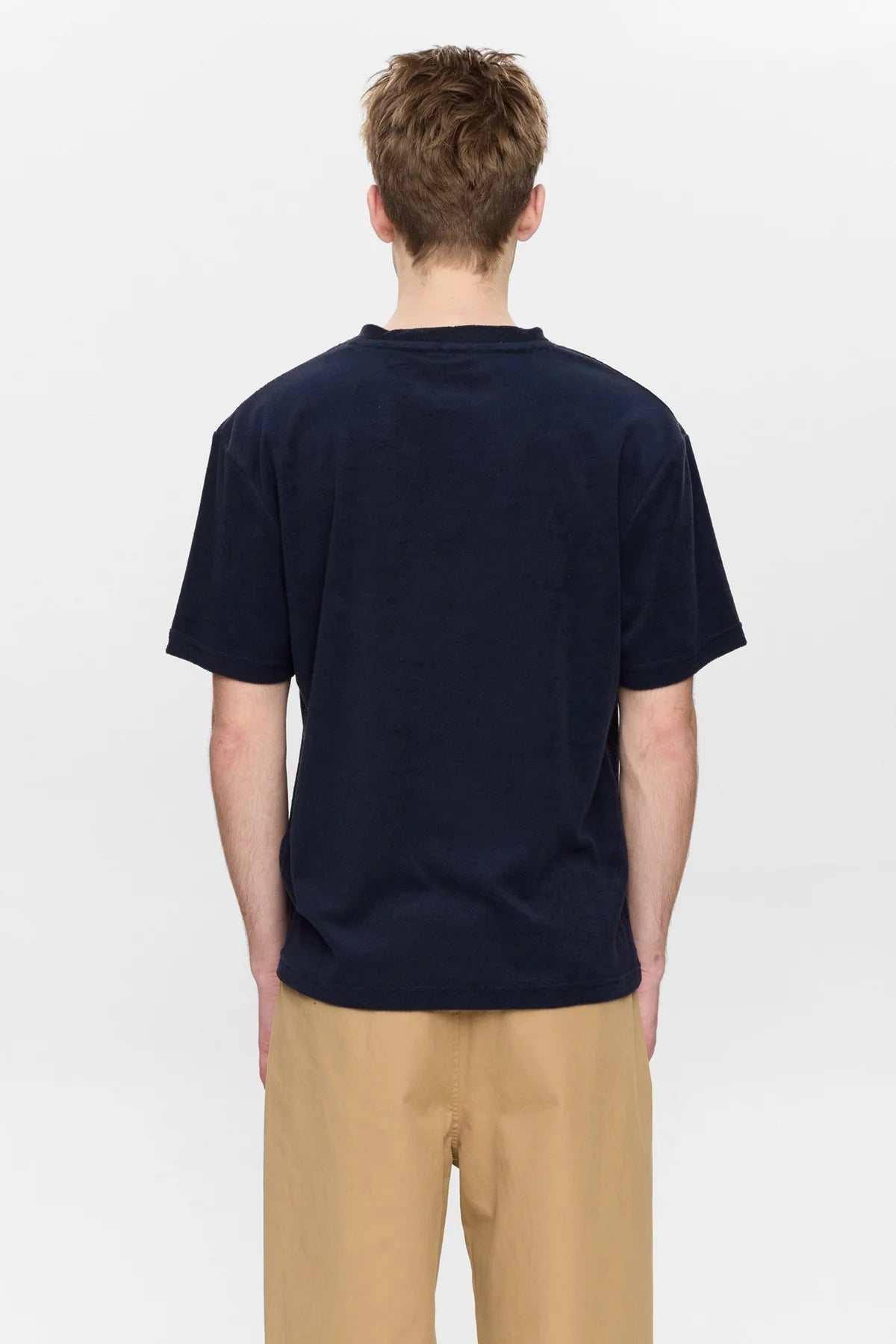 T-SHIRT IN COTONE BLU