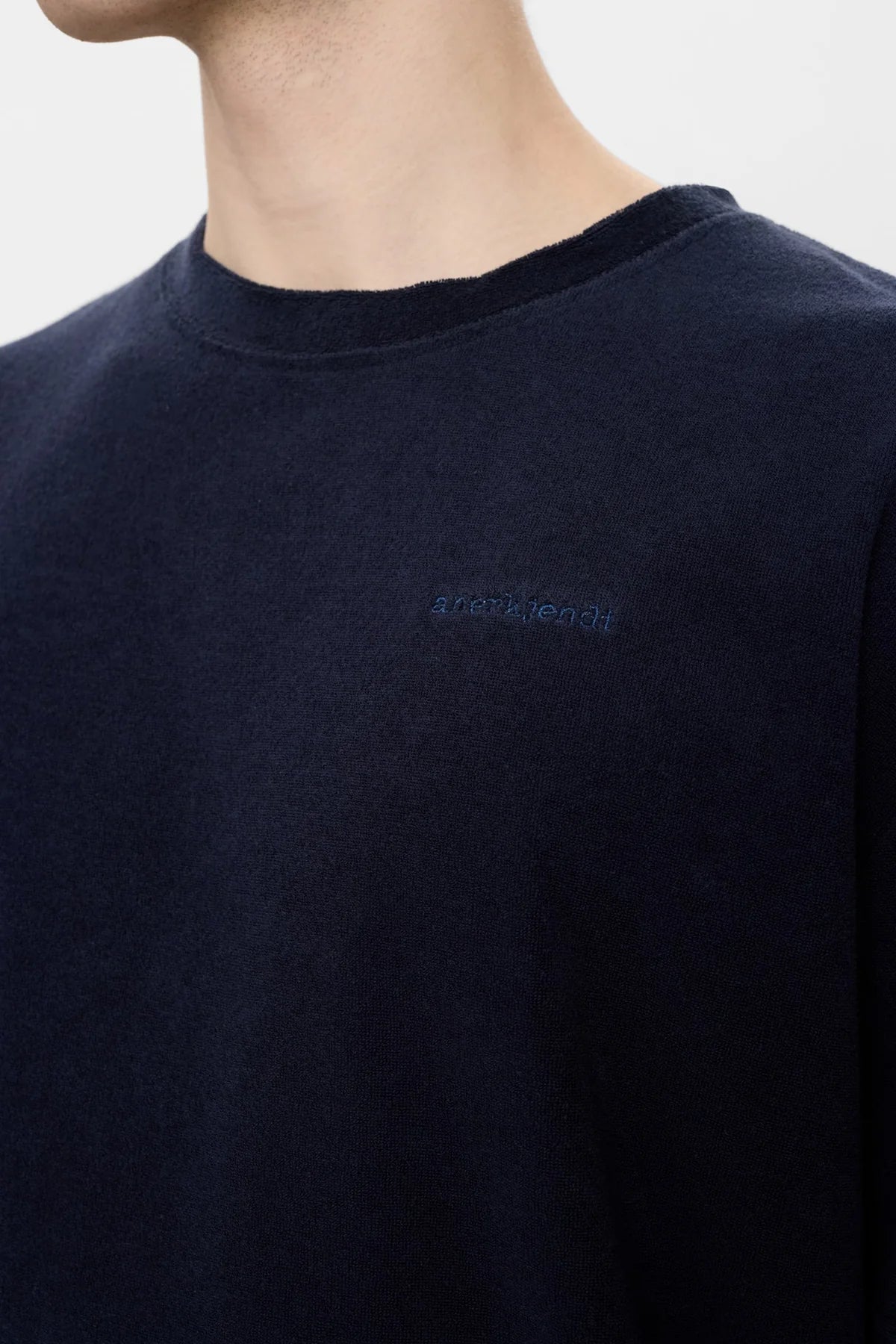 T-SHIRT IN COTONE BLU