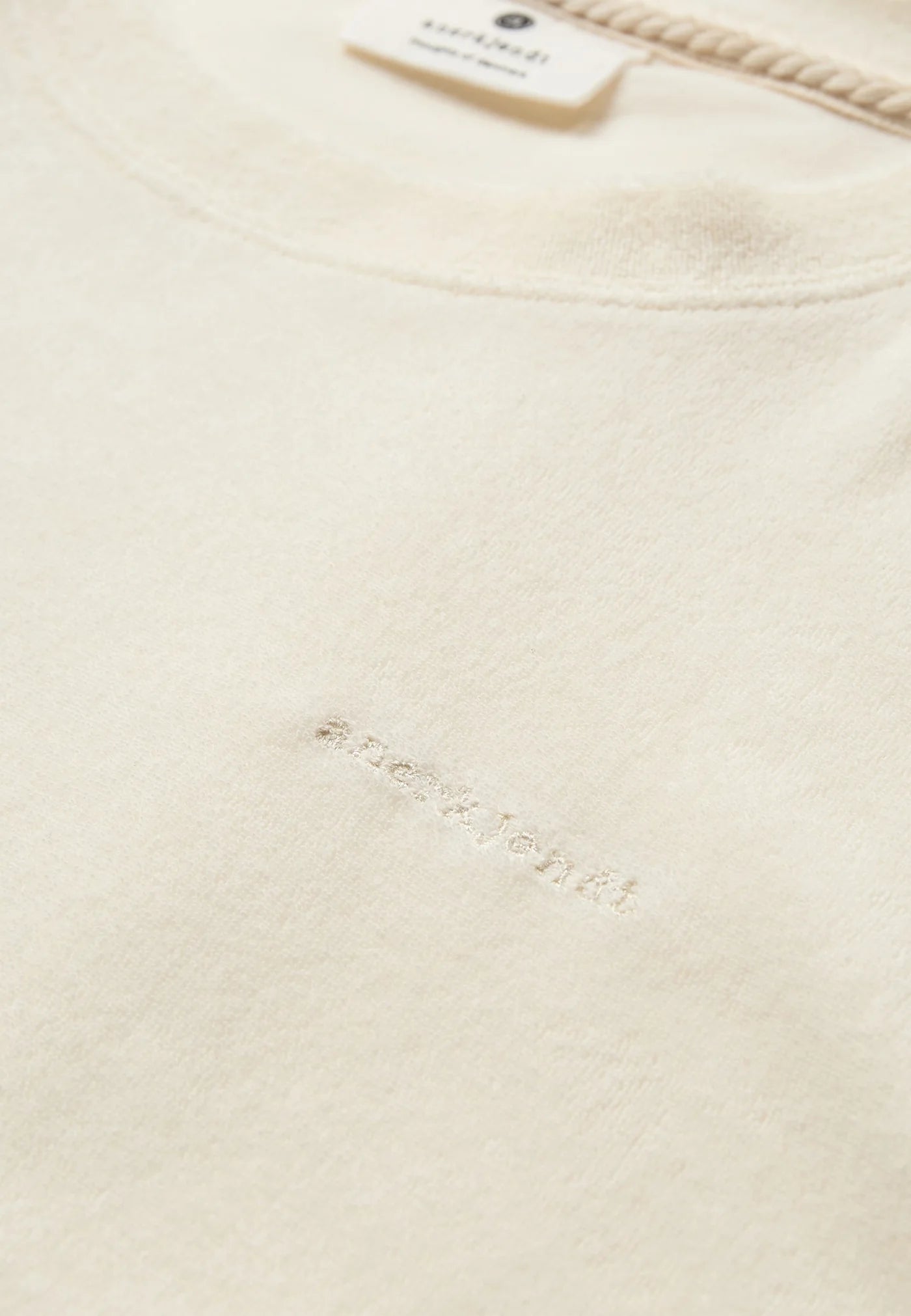 T-SHIRT IN COTONE ECRU