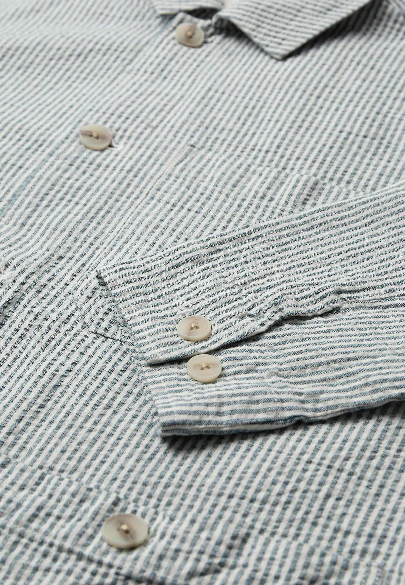OVERSHIRT A RIGHE IN COTONE TOFU