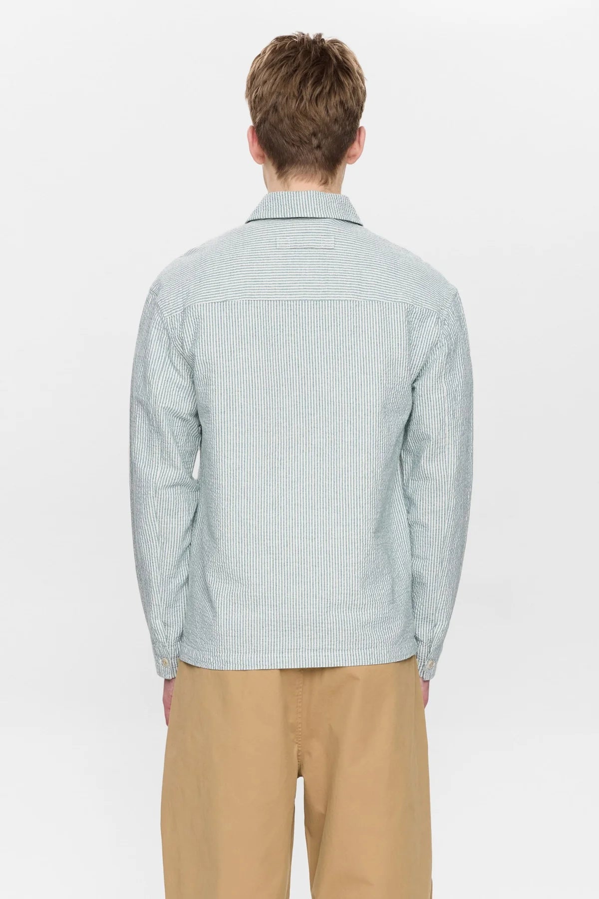 OVERSHIRT A RIGHE IN COTONE TOFU