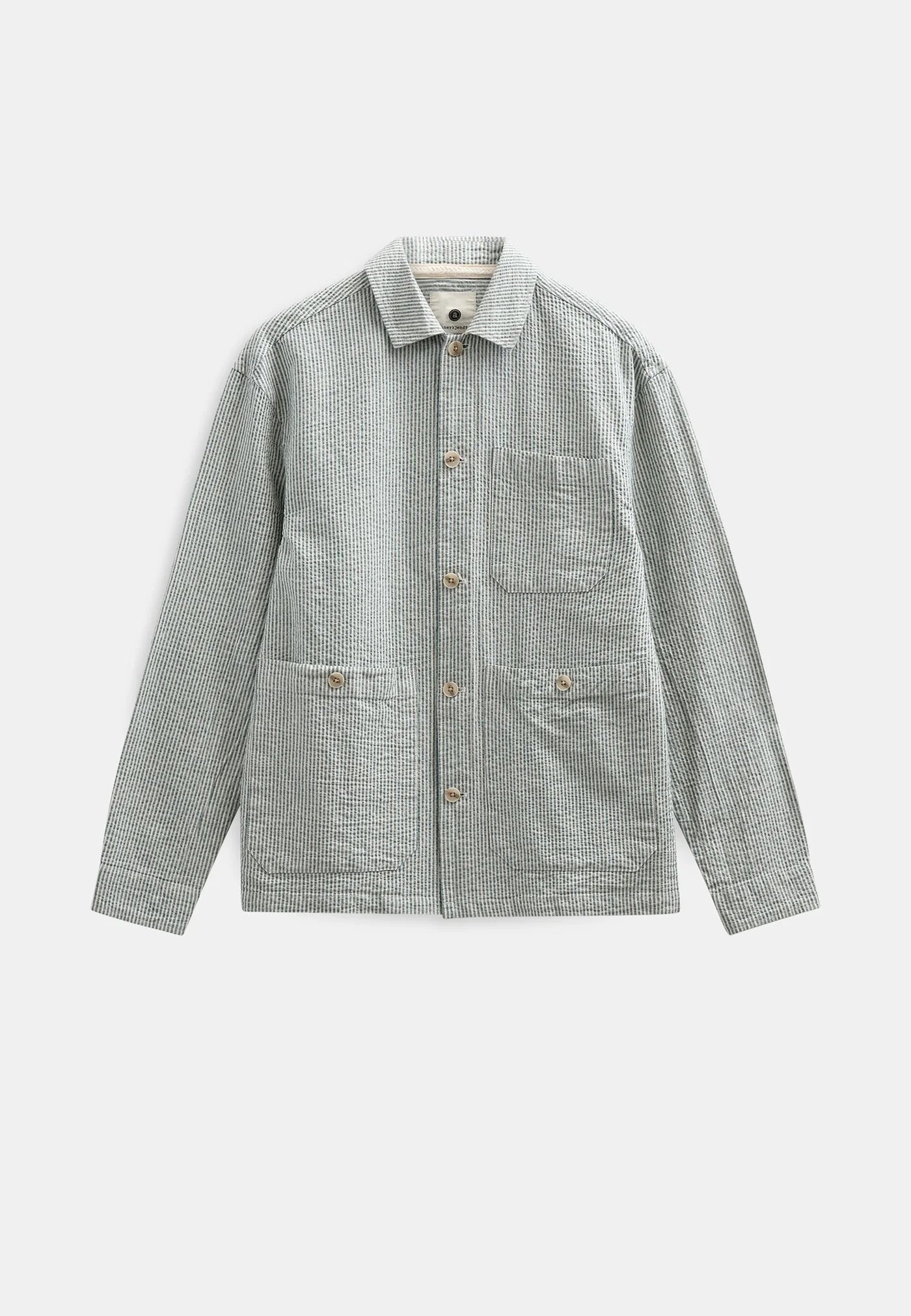 OVERSHIRT A RIGHE IN COTONE TOFU