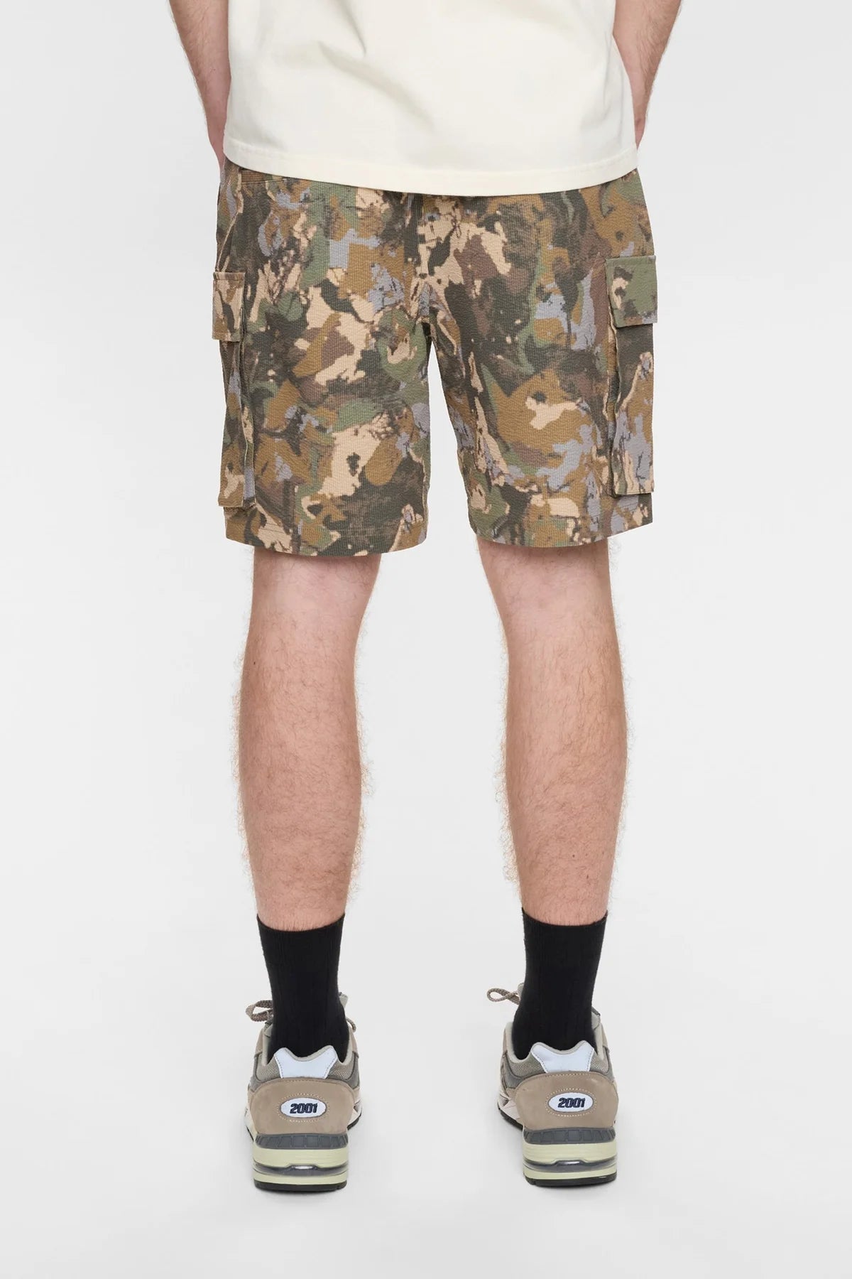 SHORTS TECH IN COTONE VERDE FORESTA