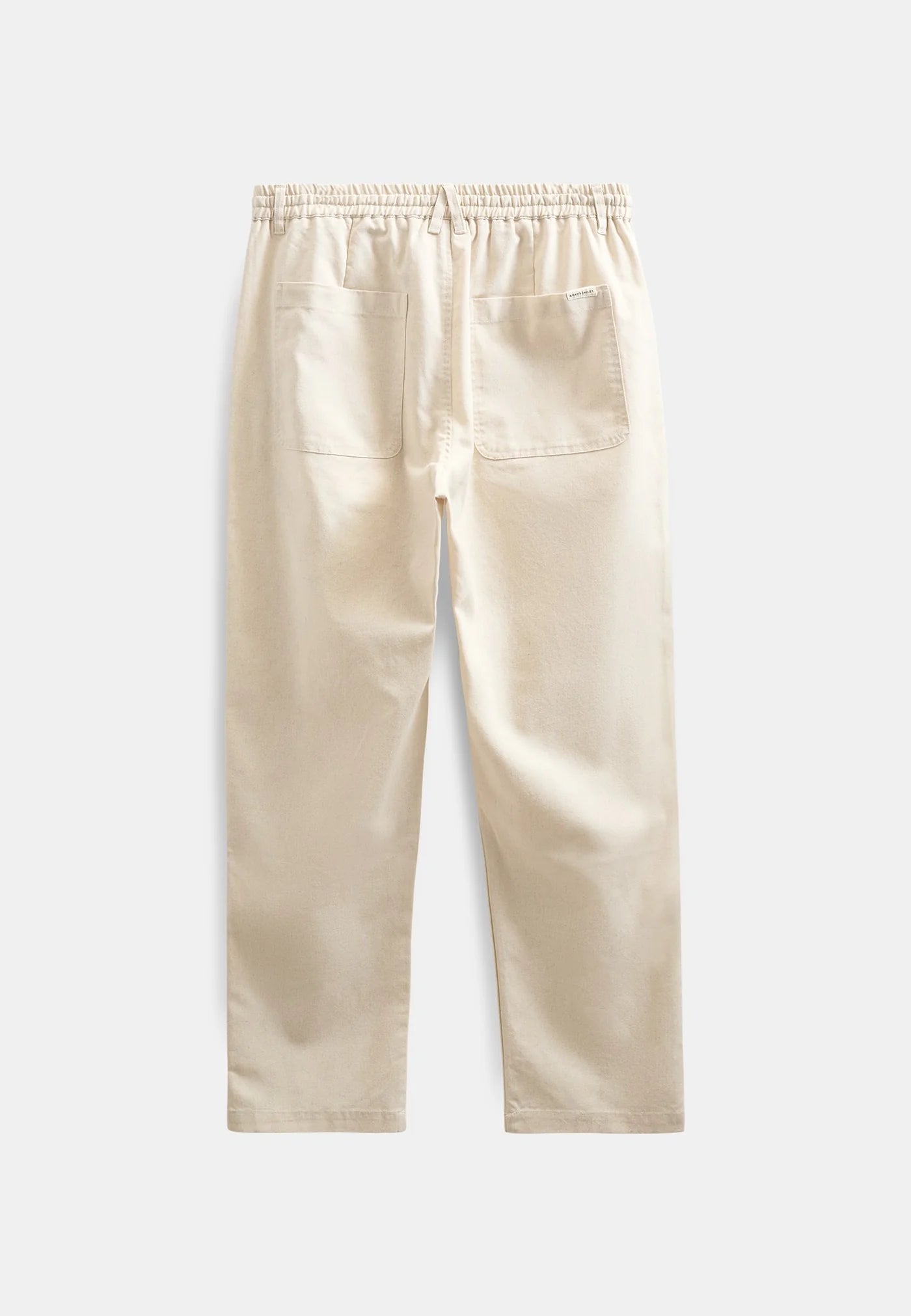 PANTALONI IN LINO/COTONE/VISCOSA BEIGE
