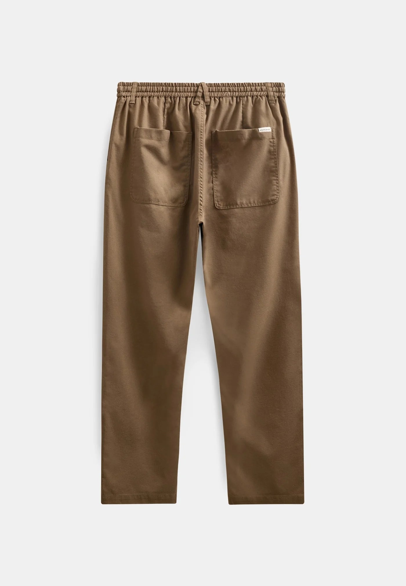 PANTALONI IN LINO/COTONE/VISCOSA MARRONE