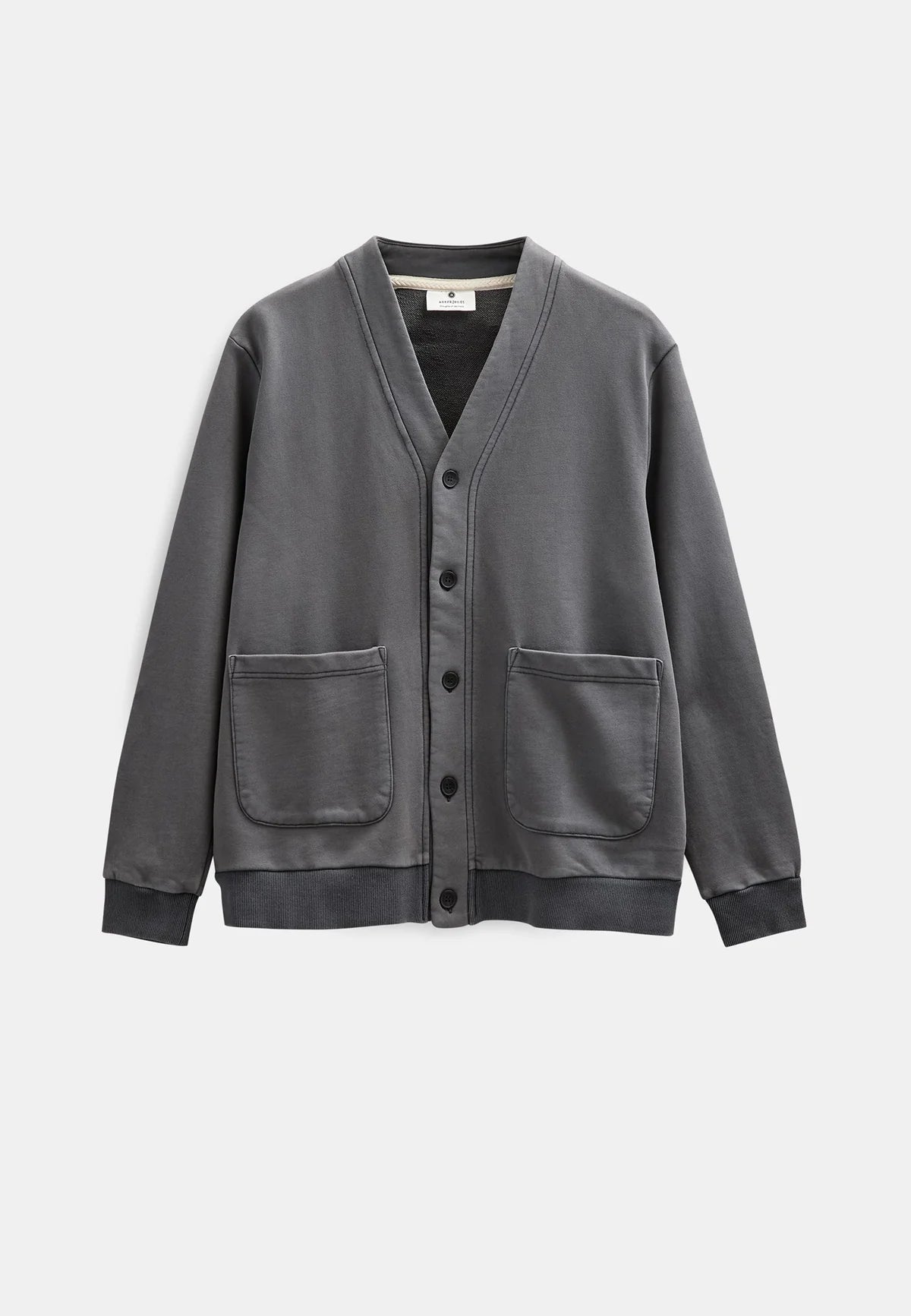 CARDIGAN IN COTONE GRIGIO MAGNET