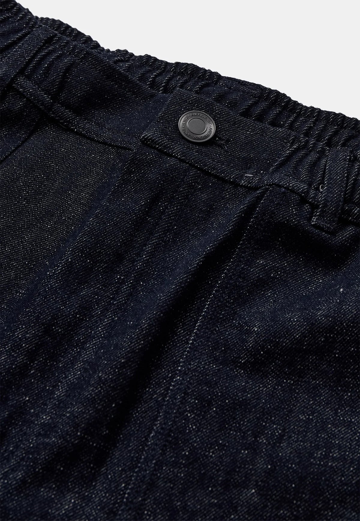 JEANS IN COTONE E LINO BLU SCURO