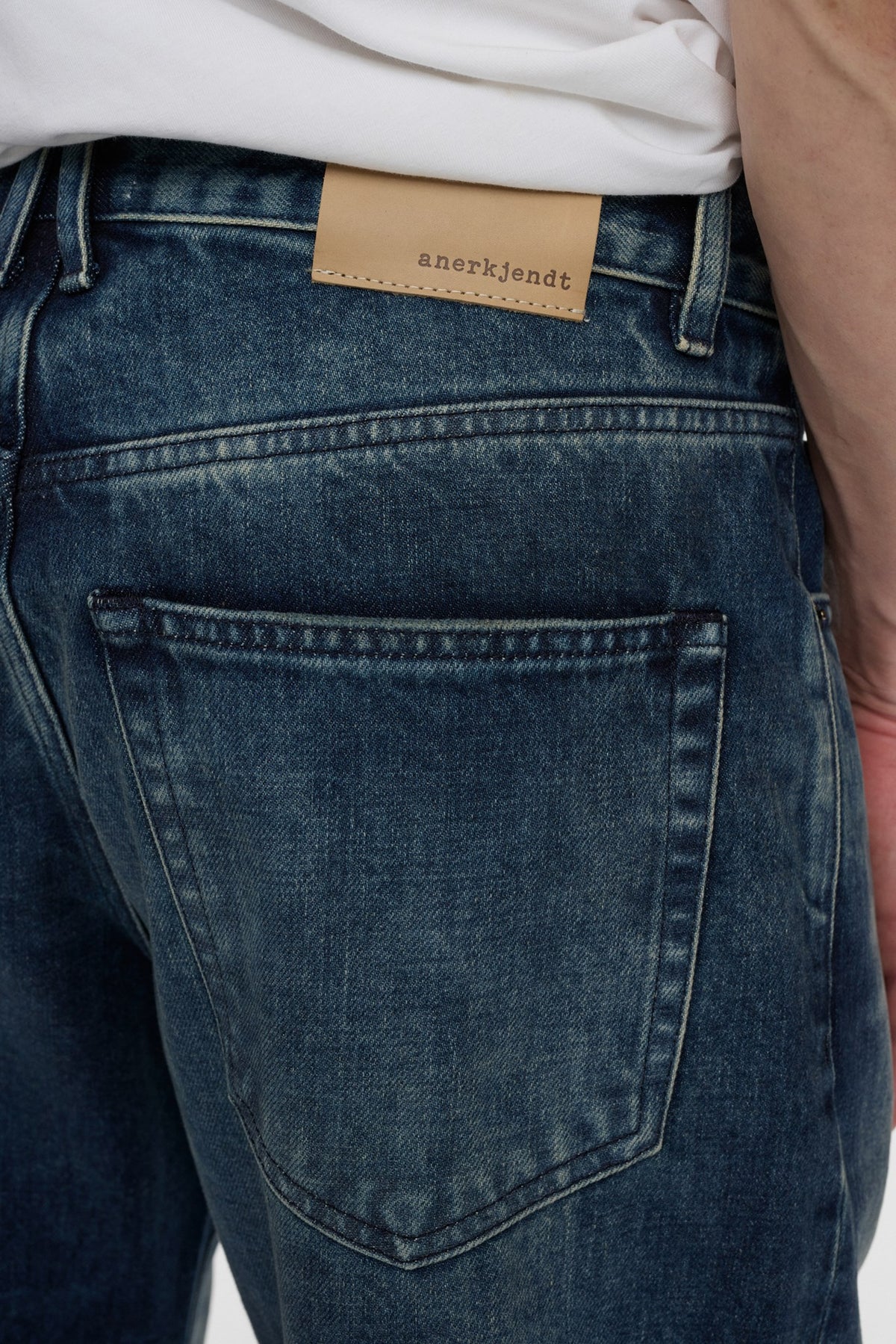 JEANS IN COTONE BLU VINTAGE