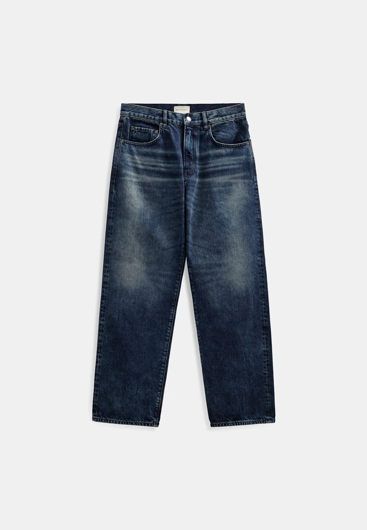 JEANS IN COTONE BLU VINTAGE