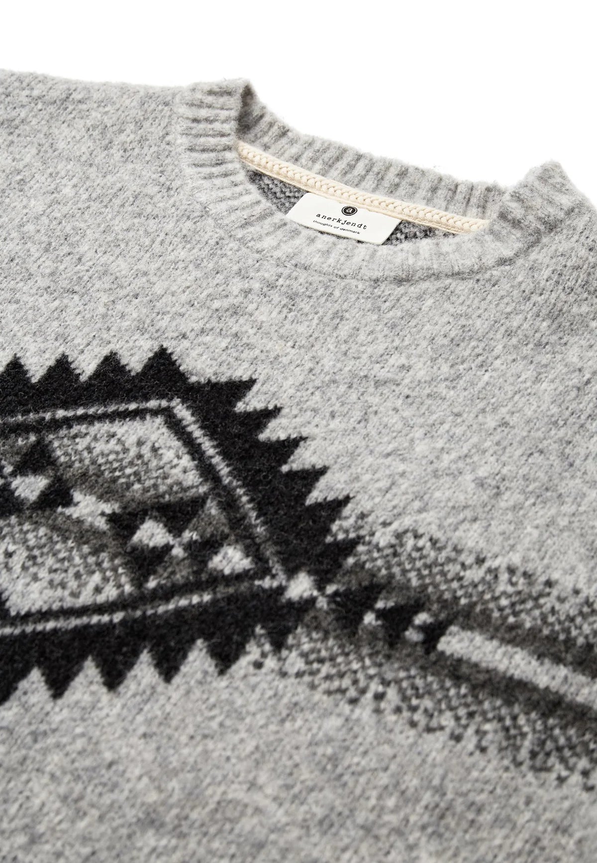MAGLIONE IN MAGLIA FINE GRIGIO TOFU