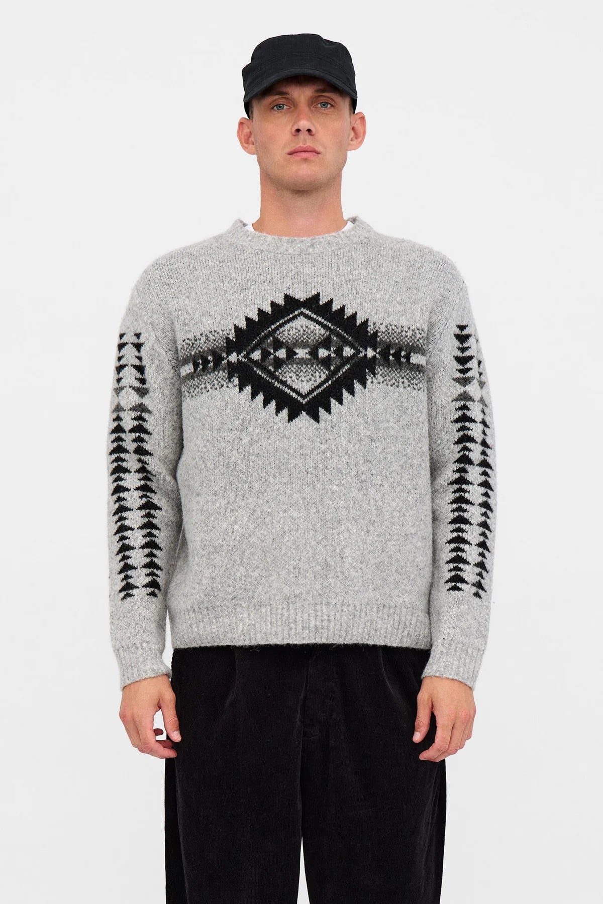 MAGLIONE IN MAGLIA FINE GRIGIO TOFU