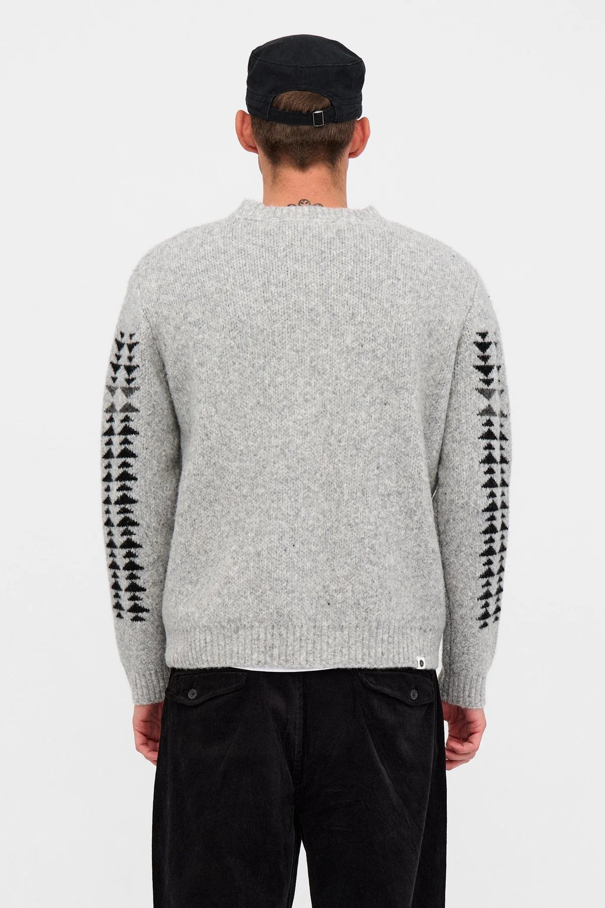MAGLIONE IN MAGLIA FINE GRIGIO TOFU
