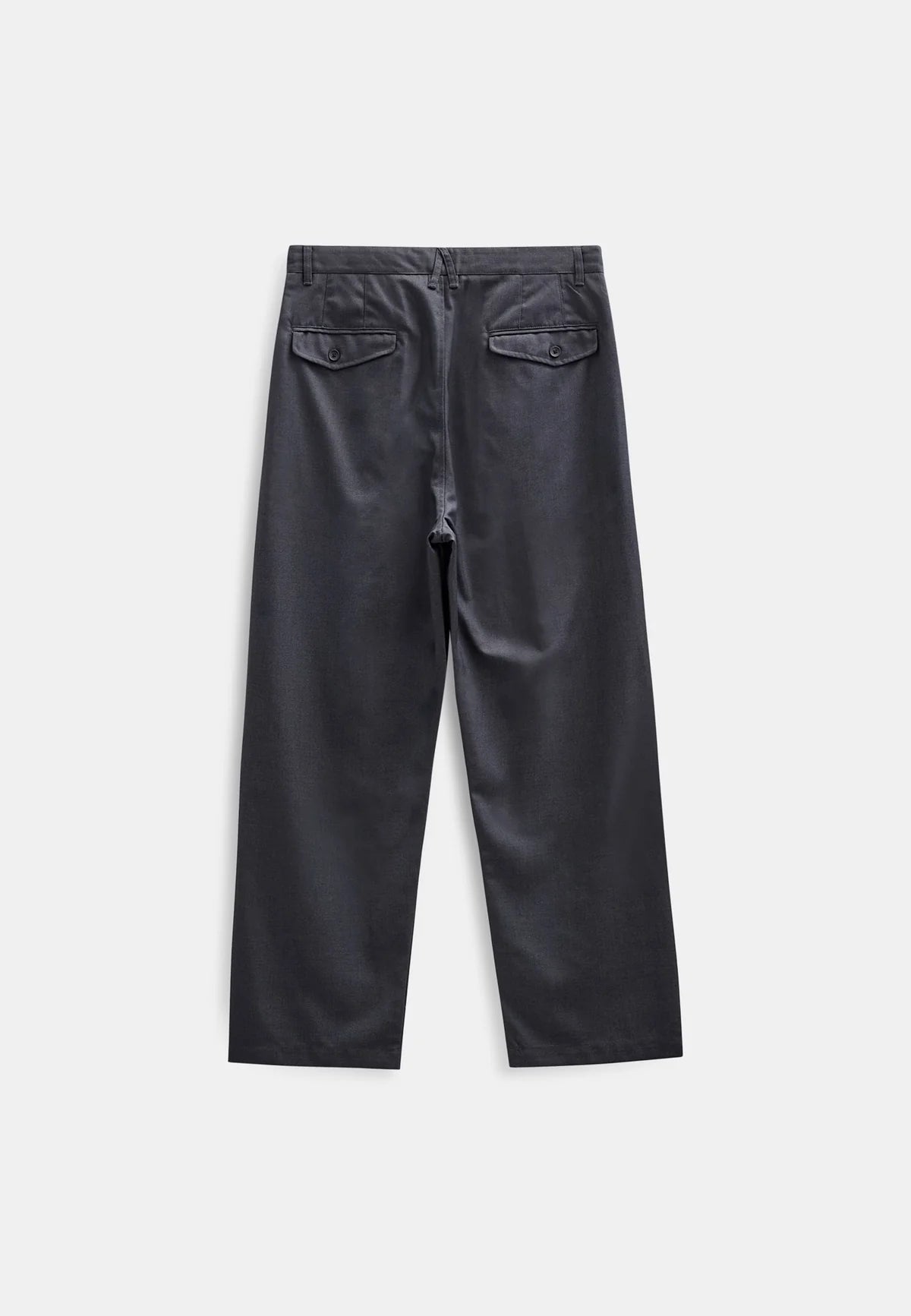 PANTALONE LOOSE FIT IN LANA GRIGIO