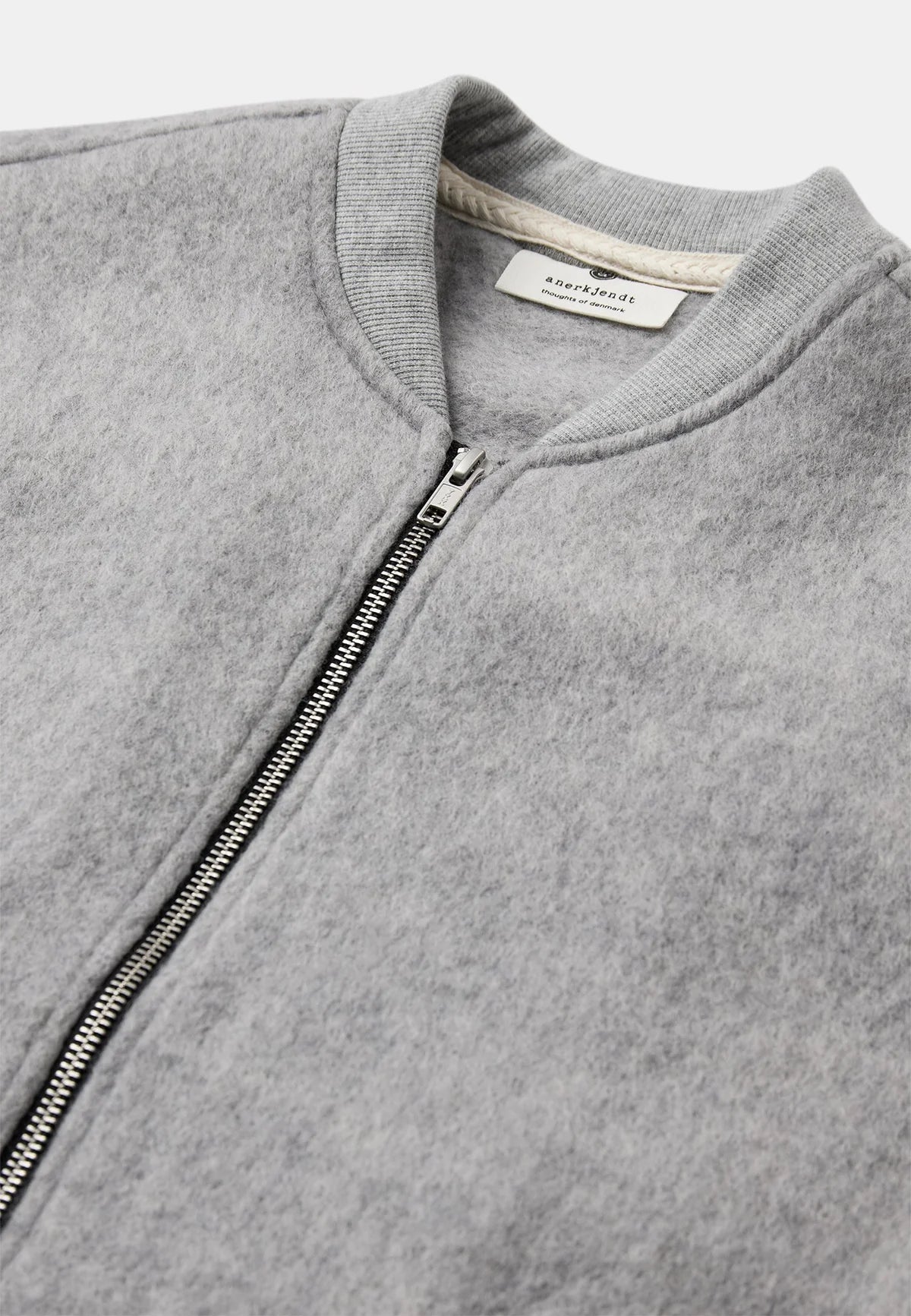 GILET IN LANA GRIGIO CHIARO