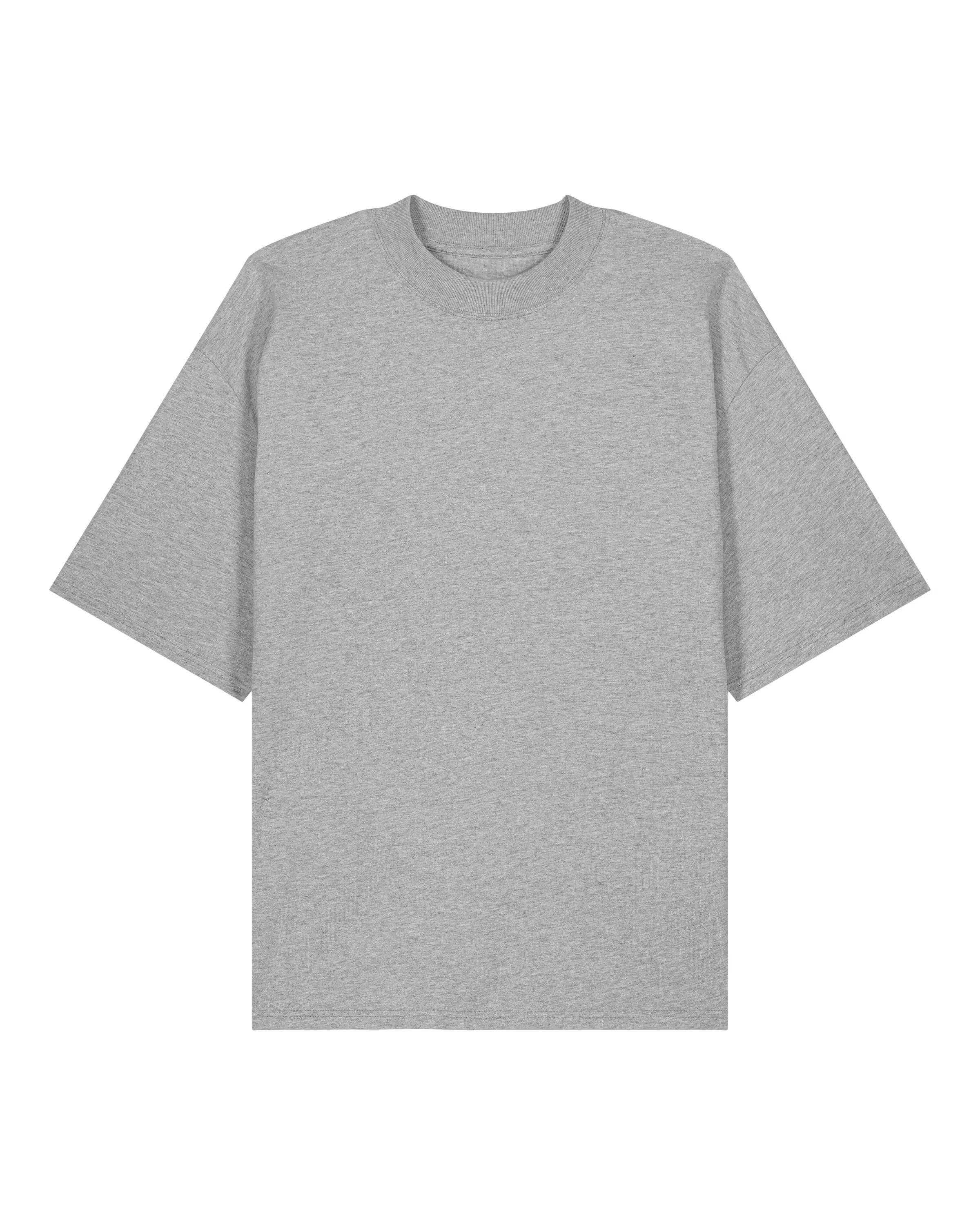 T-SHIRT BOX FIT IN COTONE GRIGIO