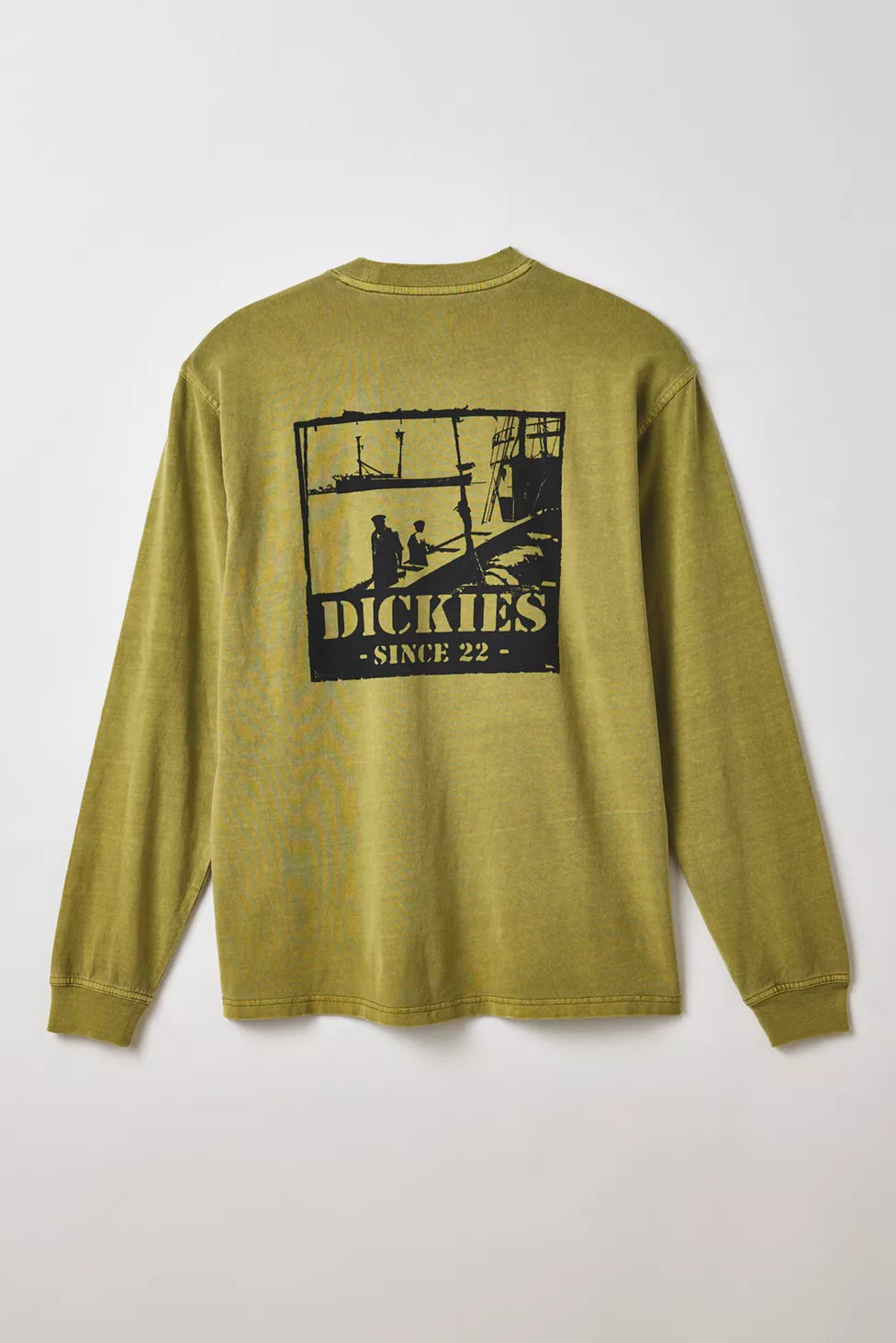 DICKIES - HARBOUR TEE LS EVERGREEN SPRIG