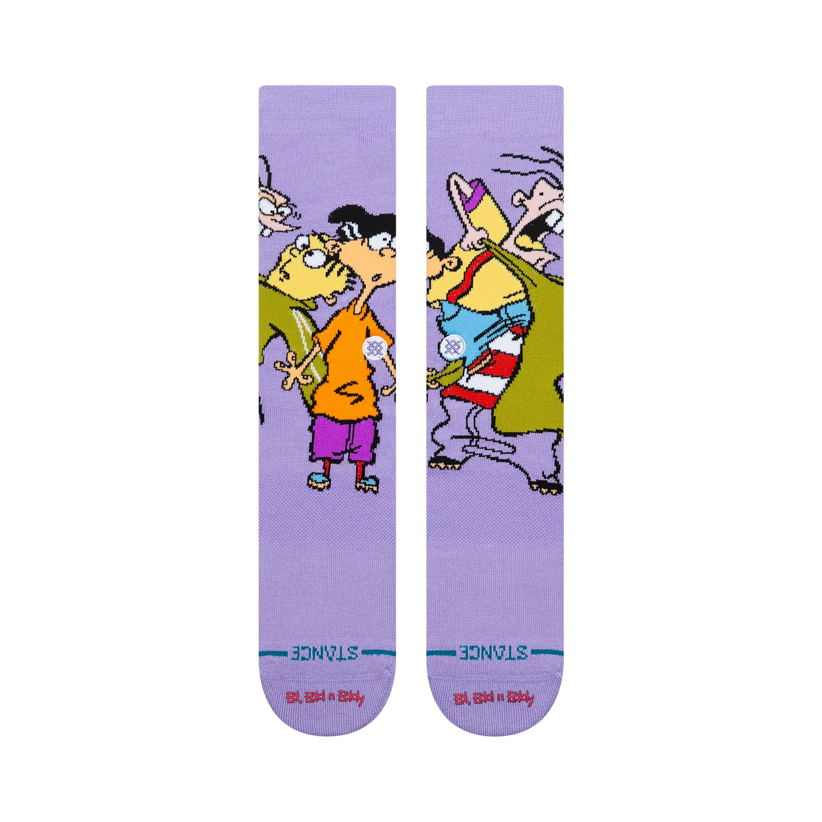 CALZINI ED EDD EDDY IN COTONE VIOLA