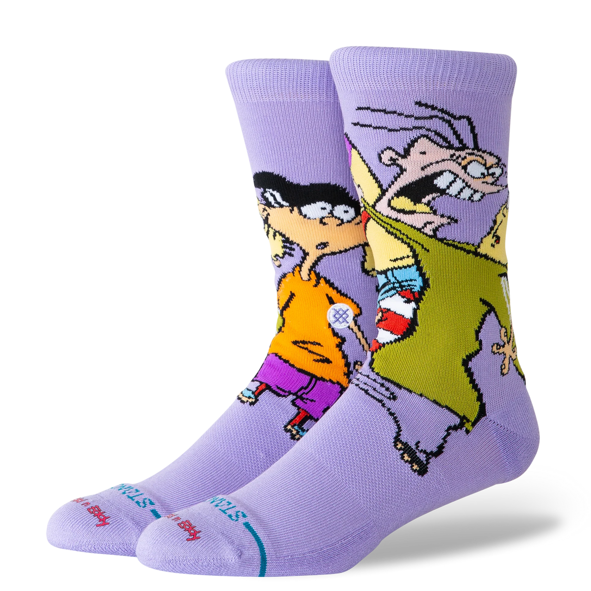 CALZINI ED EDD EDDY IN COTONE VIOLA