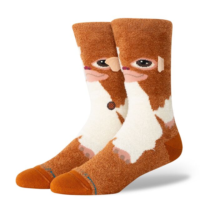 CALZINI GIZMO IN COTONE MARRONE