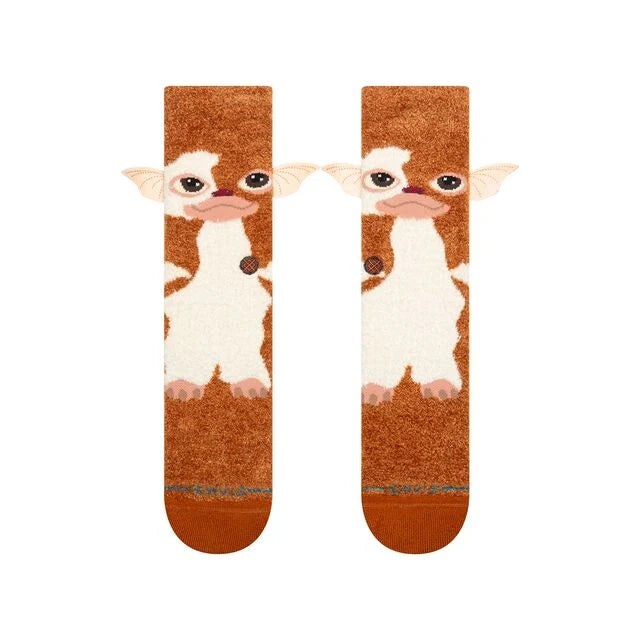CALZINI GIZMO IN COTONE MARRONE
