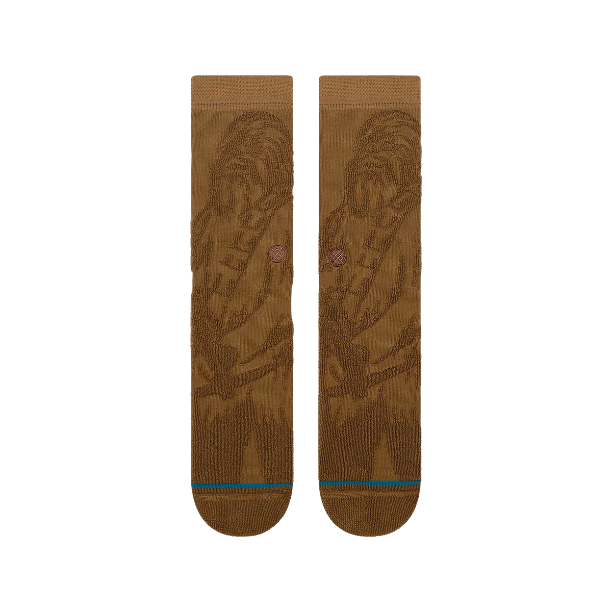 CALZINI CHEWIE IN COTONE TABACCO