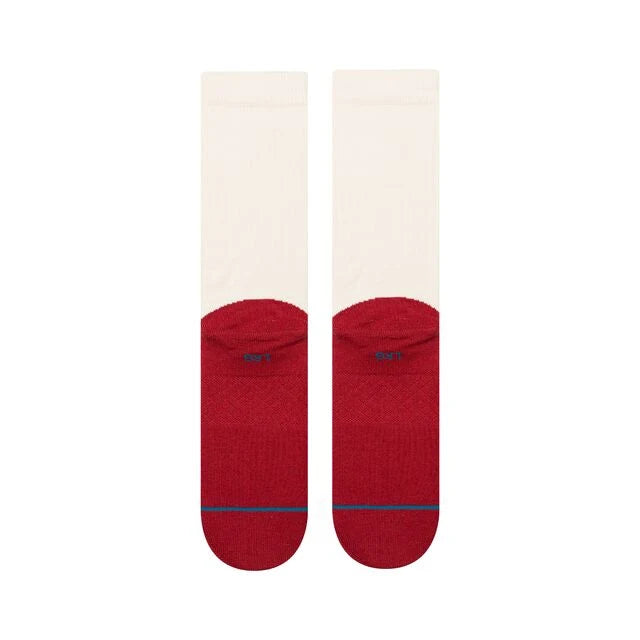 CALZINI FIAMMA IN COTONE BEIGE E ROSSO