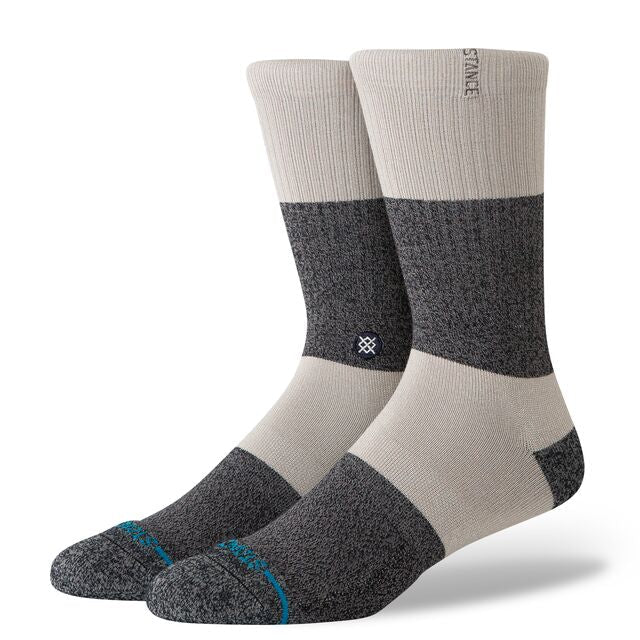 CALZINI A STRISCE IN COTONE GRIGIO