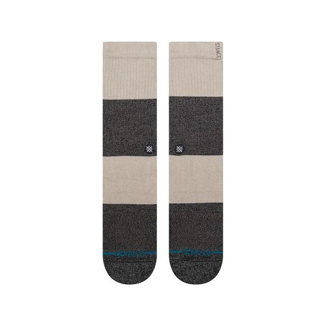 CALZINI A STRISCE IN COTONE GRIGIO