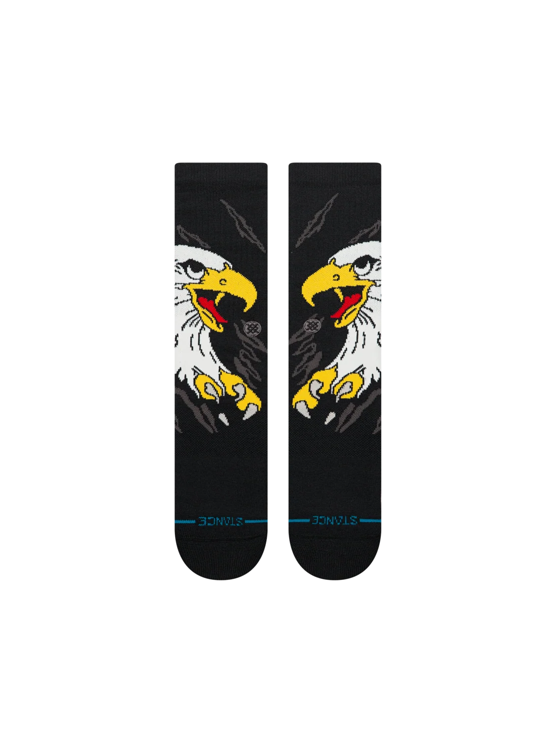 CALZINI AQUILA IN COTONE NERO