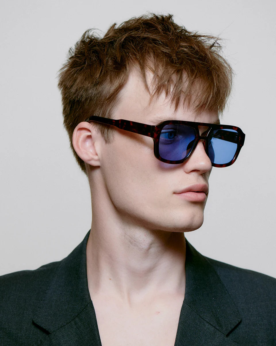 OCCHIALE DA SOLE KAYA DEMI TORTOISE (LENTI BLU)