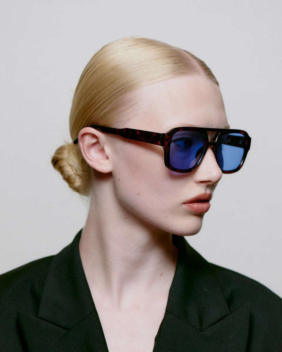 OCCHIALE DA SOLE KAYA DEMI TORTOISE (LENTI BLU)