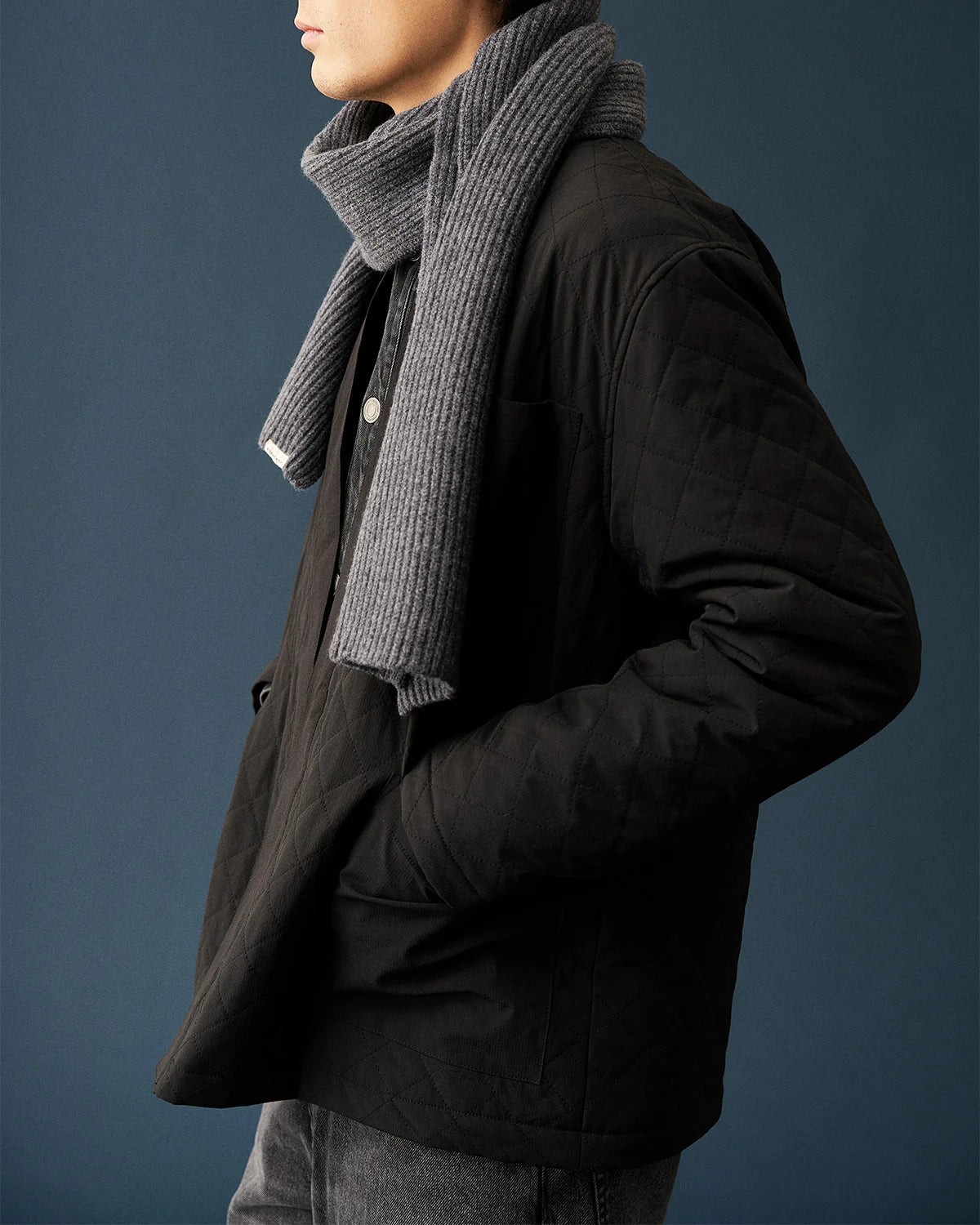 KIMONO TRAPUNTATO  CON IMBOTTITURA TERMICA