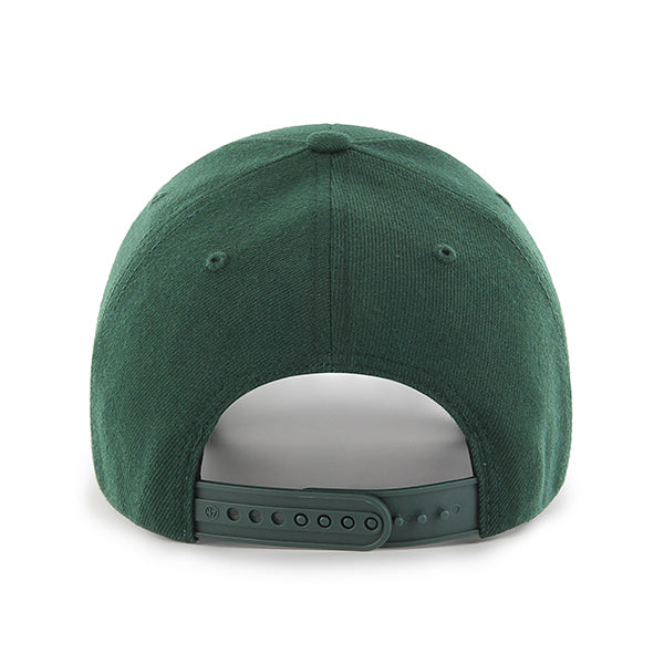 CAPPELLINO SNAPBACK IN MISTO LANA VERDE SCURO