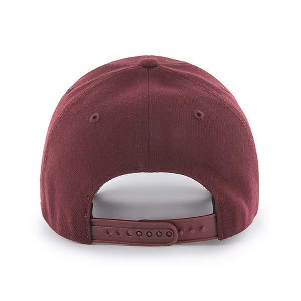 CAPPELLINO SNAPBACK IN MISTO LANA BORDAUX SCURO