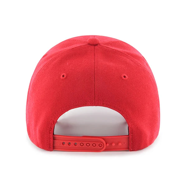 CAPPELLINO SNAPBACK IN MISTO LANA ROSSO